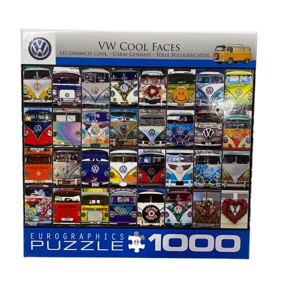 Eurographics VW Cool Faces 1000-Piece Jigsaw Puzzle - Picture 1 of 3